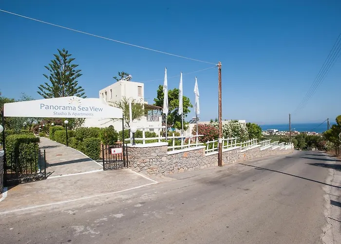 Panorama-seaview & Lägenhetshotell Hersonissos (Crete)