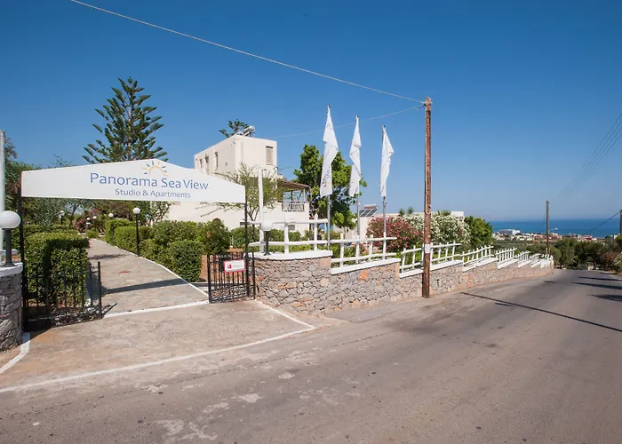 Panorama-seaview & Lägenhetshotell Hersonissos (Crete)